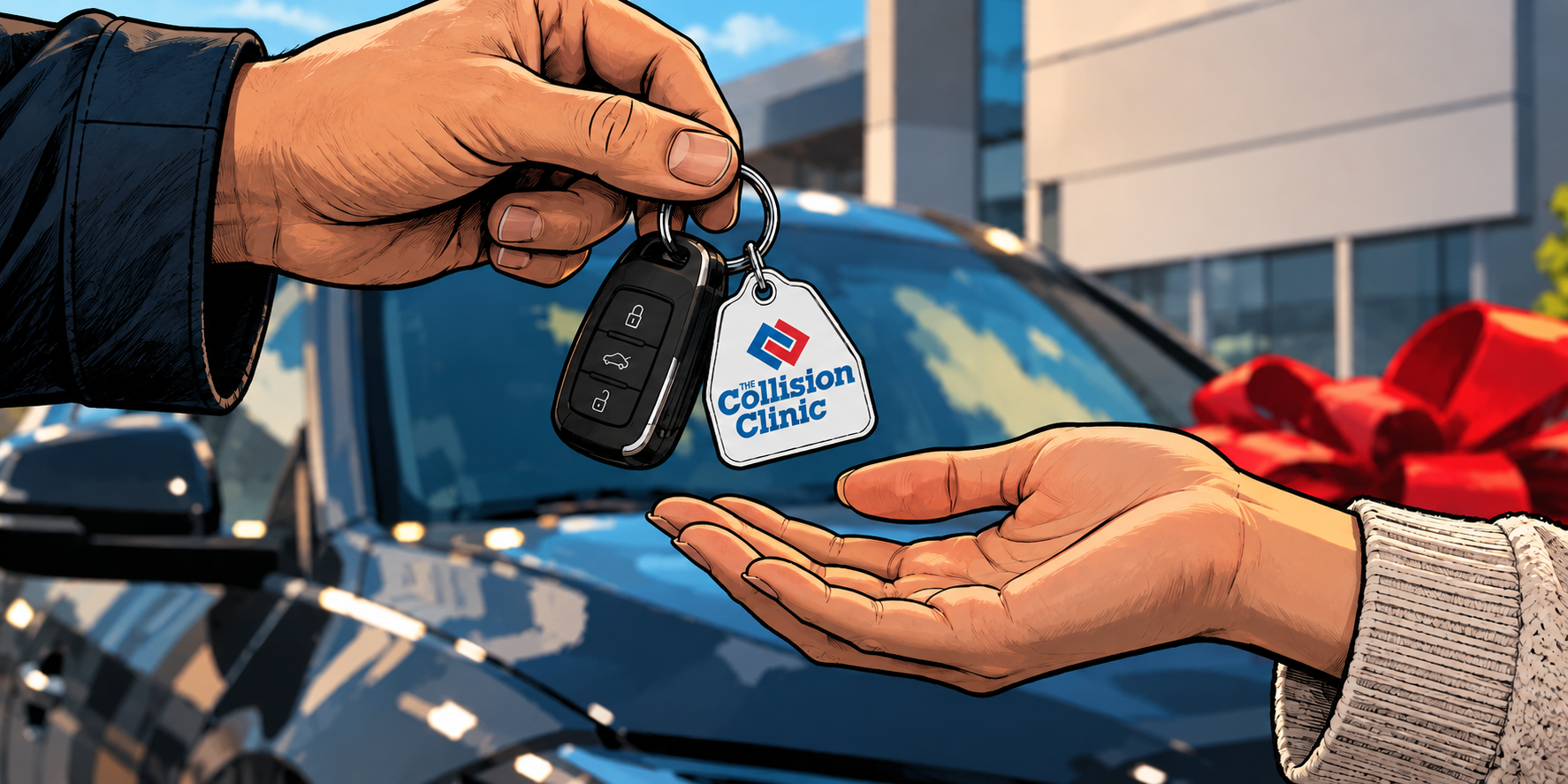 Partners with Collision Clinic for the Enriching Lives Car Giveaway